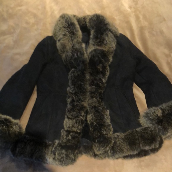 Brand new Leather and fur winter jacket - Picture 3 of 12